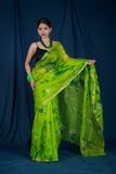 Green Beauty - Green Kota Silk Saree