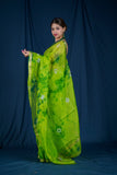 Green Beauty - Green Kota Silk Saree