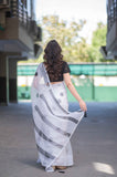 Meri Pyaari Bindu -White Kota Doria Saree