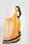 Bholi Re Bindu - Orange Kota Doria Saree