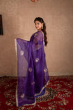 Gul- Purple Buti Work Kota Silk Saree