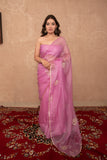 Gulaabo- Pink Kota Silk Saree