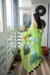Hi Mommy - Handpainted Kota Doria Saree