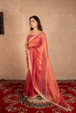 Ila- Pink Kota Tissue Saree