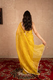 Ira- Yellow Kota Tissue Saree