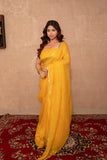 Kanchana- Yellow Kota Silk Saree
