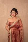 Kanika- Brown Gota Work Saree
