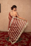 Kanika- Brown Gota Work Saree