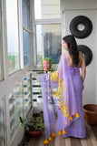 Lil Sparrow- Handpainted Kota Doria Saree