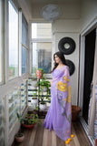 Lil Sparrow- Handpainted Kota Doria Saree