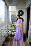 Lil Sparrow- Handpainted Kota Doria Saree