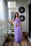 Lil Sparrow- Handpainted Kota Doria Saree