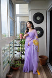 Lil Sparrow- Handpainted Kota Doria Saree