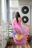 Luminella- Handpainted Kota Doria Saree