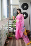 Luminella- Handpainted Kota Doria Saree