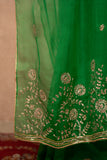 Sonika- Green Gota Jaal Saree