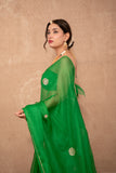 Sonika- Green Gota Jaal Saree