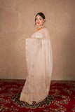 Tejvalli- Cream Gota Jaal Saree