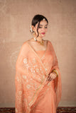 Twarita- Rose Gold Gota Jaal Saree