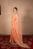 Twarita- Rose Gold Gota Jaal Saree