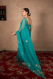 Varnini - Blue Gota Jaal Saree