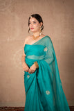 Varnini - Blue Gota Jaal Saree