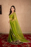 Vedaa- Green Kota Tissue Saree